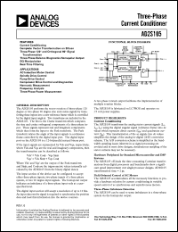datasheet for AD2S105AP by Analog Devices