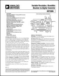 datasheet for AD2S80AJD by Analog Devices