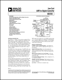 datasheet for AD2S93AP by Analog Devices
