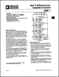 datasheet for AD390TD by Analog Devices