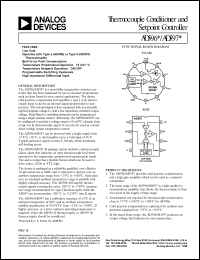 datasheet for AD596AH by Analog Devices