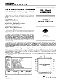 datasheet for MC100E445FN by ON Semiconductor