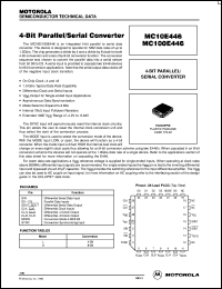 datasheet for MC100E446FN by ON Semiconductor