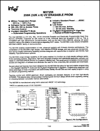 datasheet for M27256-35 by Intel Corporation