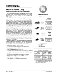 datasheet for MC74HC4046AD by ON Semiconductor