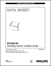 datasheet for BYG90-90 by Philips Semiconductors