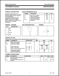 datasheet for BUK454-200B by Philips Semiconductors