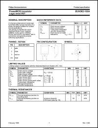 datasheet for BUK562-100A by Philips Semiconductors