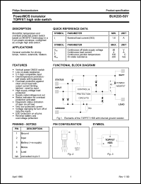 datasheet for BUK203-50Y by Philips Semiconductors