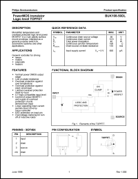 datasheet for BUK108-50DL by Philips Semiconductors