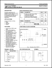 datasheet for BUK114-50L by Philips Semiconductors