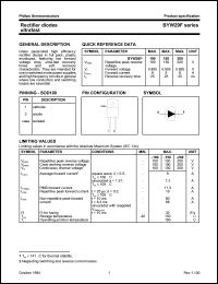 datasheet for BYW29F-100 by Philips Semiconductors