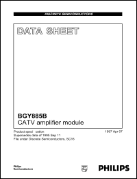 datasheet for BGY885B by Philips Semiconductors