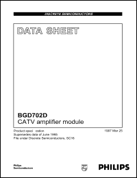 datasheet for BGD702D by Philips Semiconductors