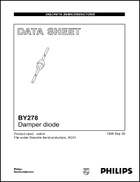 datasheet for BY278 by Philips Semiconductors