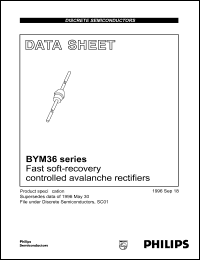 datasheet for BYM36A by Philips Semiconductors