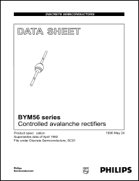 datasheet for BYM56A by Philips Semiconductors