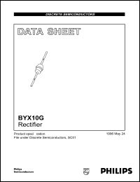 datasheet for BYX10G by Philips Semiconductors