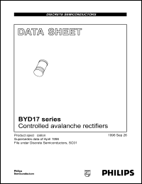 datasheet for BYD17D by Philips Semiconductors