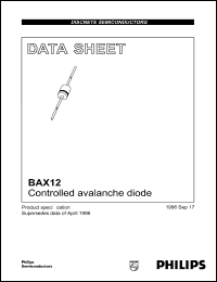 datasheet for BAX12 by Philips Semiconductors