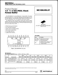 datasheet for MC100LVEL37DW by ON Semiconductor