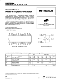 datasheet for MC100LVEL40DW by ON Semiconductor
