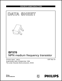 datasheet for BF570 by Philips Semiconductors