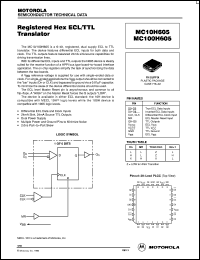 datasheet for MC100H605FN by ON Semiconductor
