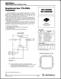 datasheet for MC100H606FN by ON Semiconductor