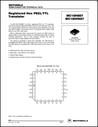 datasheet for MC100H607FN by ON Semiconductor