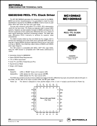 datasheet for MC100H642FN by ON Semiconductor