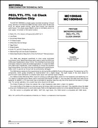 datasheet for MC100H646FN by ON Semiconductor