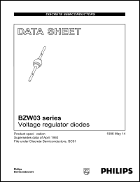 datasheet for BZW03-C51 by Philips Semiconductors