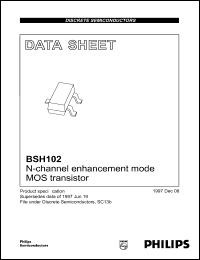 datasheet for BSH102 by Philips Semiconductors
