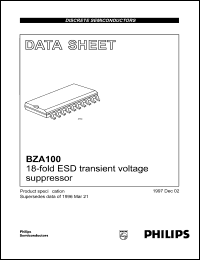 datasheet for BZA100 by Philips Semiconductors