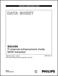 datasheet for BSH299 by Philips Semiconductors