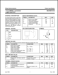 datasheet for BUK9618-55 by Philips Semiconductors