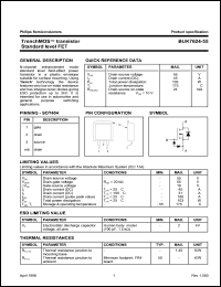 datasheet for BUK7624-55 by Philips Semiconductors