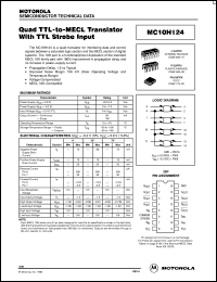 datasheet for MC10H124M by ON Semiconductor