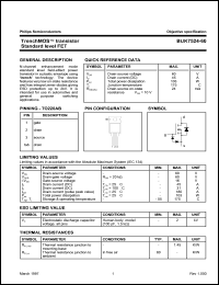 datasheet for BUK7524-60 by Philips Semiconductors