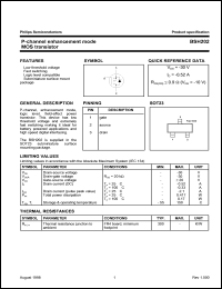 datasheet for BSH202 by Philips Semiconductors