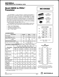 datasheet for MC10H352FN by ON Semiconductor