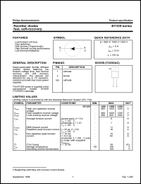 datasheet for BY329-1000 by Philips Semiconductors