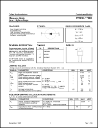datasheet for BY329X-1700S by Philips Semiconductors