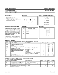 datasheet for BY359DX-1500 by Philips Semiconductors