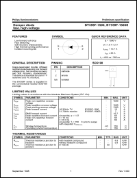 datasheet for BY359F-1500S by Philips Semiconductors