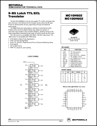 datasheet for MC10H602FN by ON Semiconductor