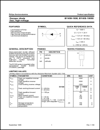datasheet for BY459-1500 by Philips Semiconductors