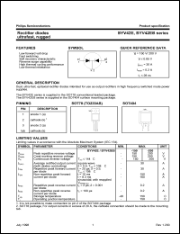 datasheet for BYV42E-150 by Philips Semiconductors