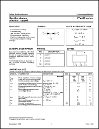 datasheet for BYV40E-200 by Philips Semiconductors